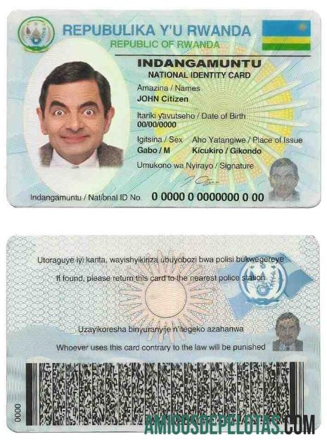 Modelo de identificação de Ruanda